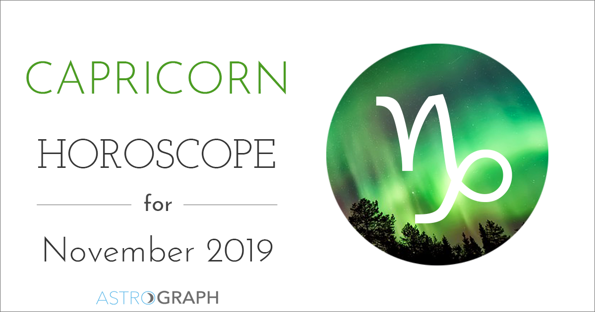 Capricorn Horoscope for November 2019