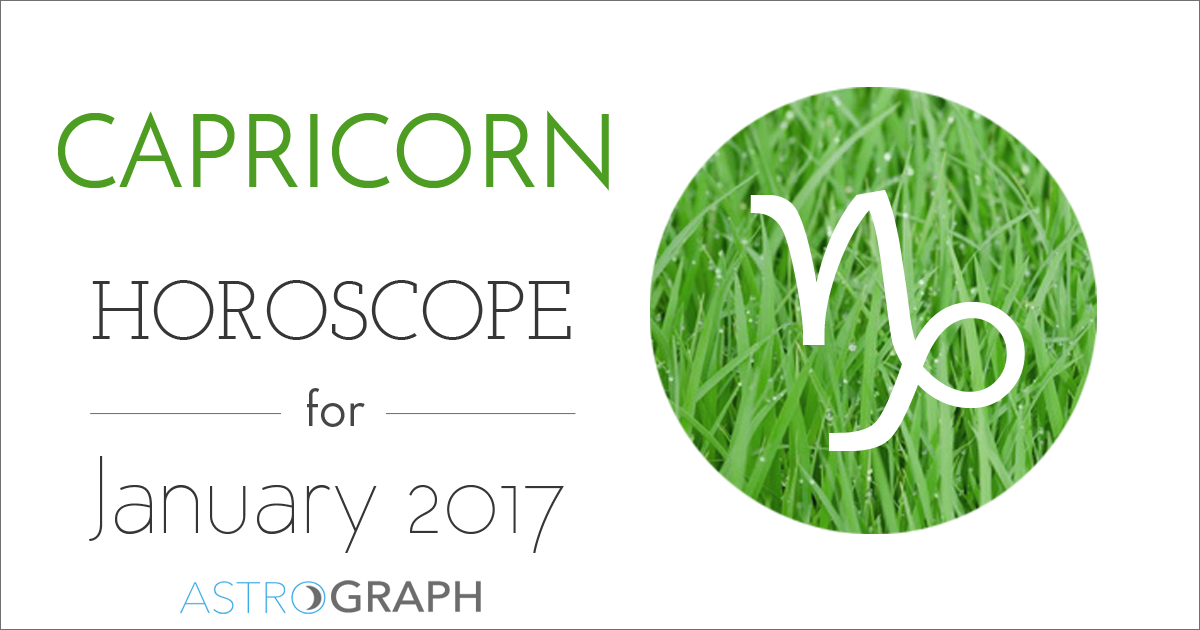 Capricorn Horoscope for January 2017