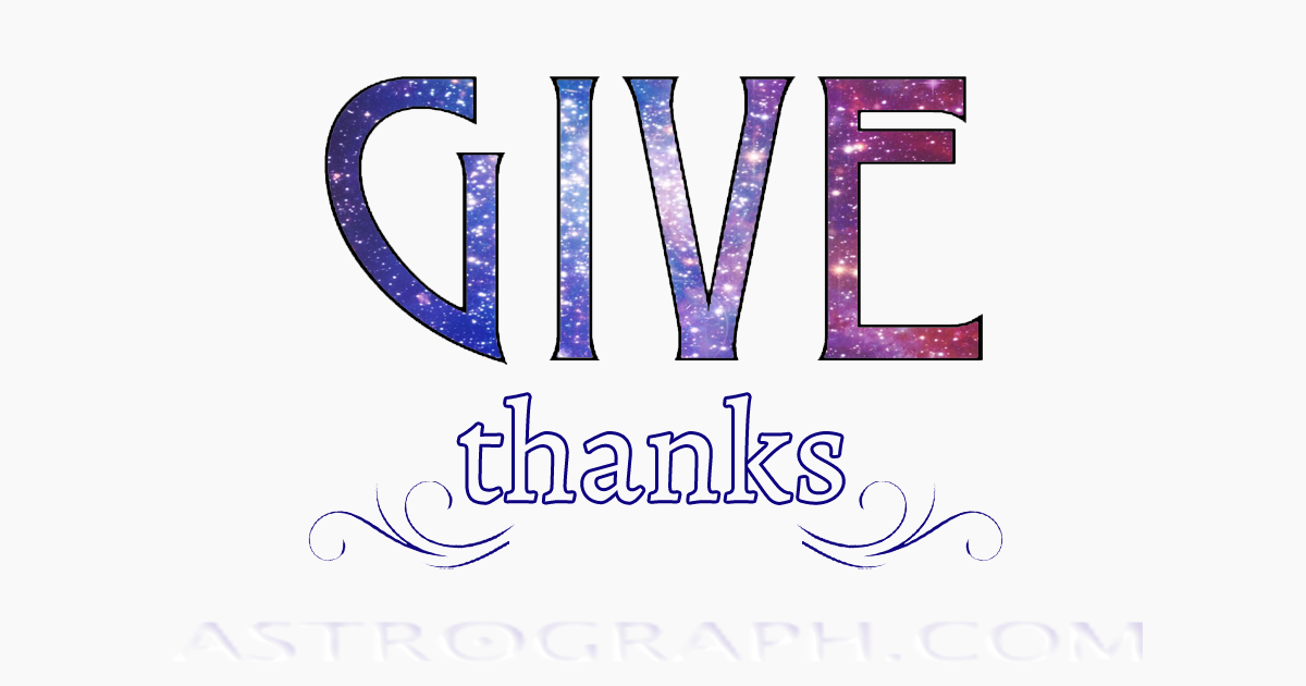 Mercury moves into Sagittarius: Giving Thanks