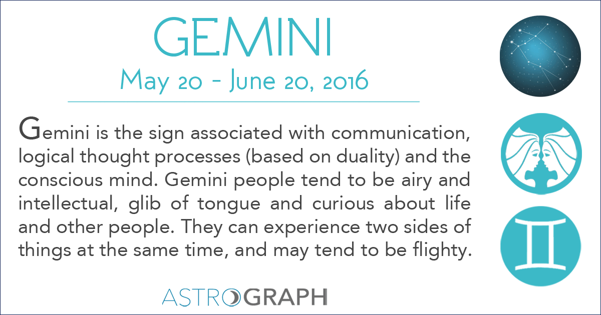 Happy Gemini Season!