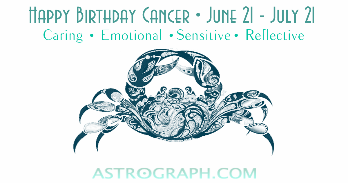 Happy Birthday Cancerians!!