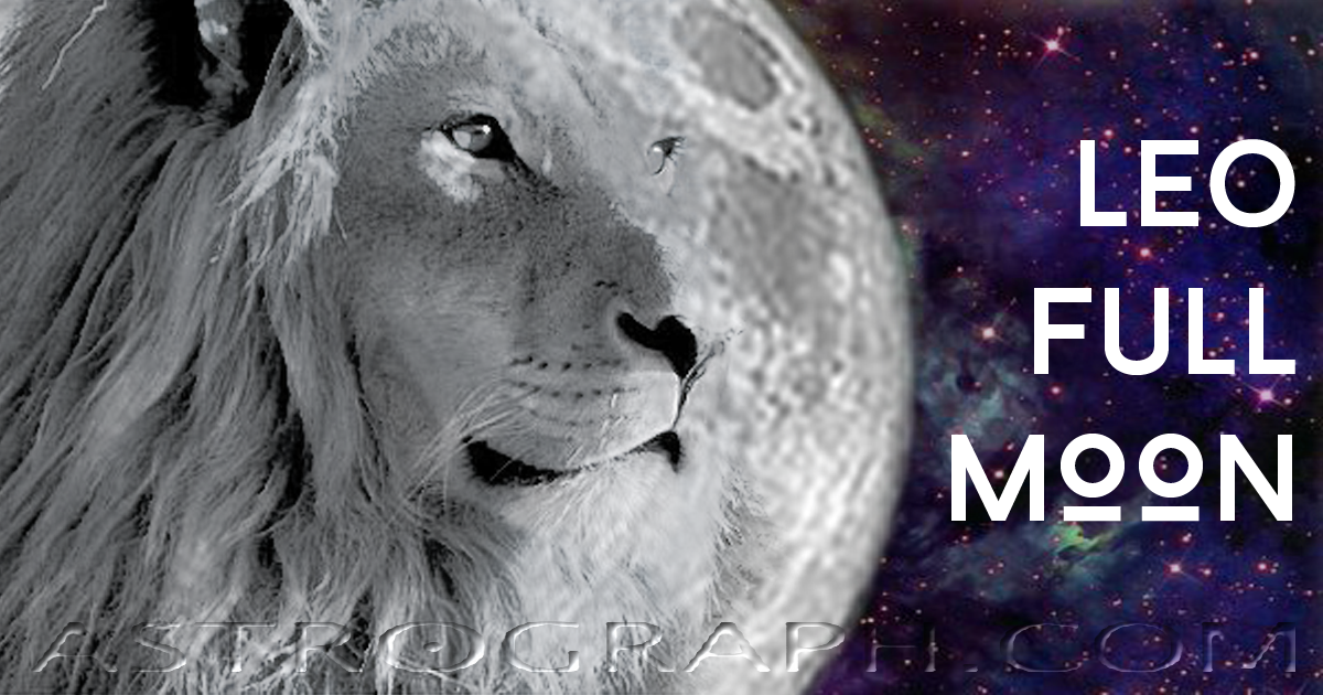 A Dramatic Full Moon in Leo